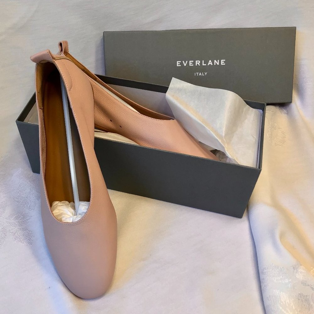 NIB! Everlane Day Glove Flats in Rose
